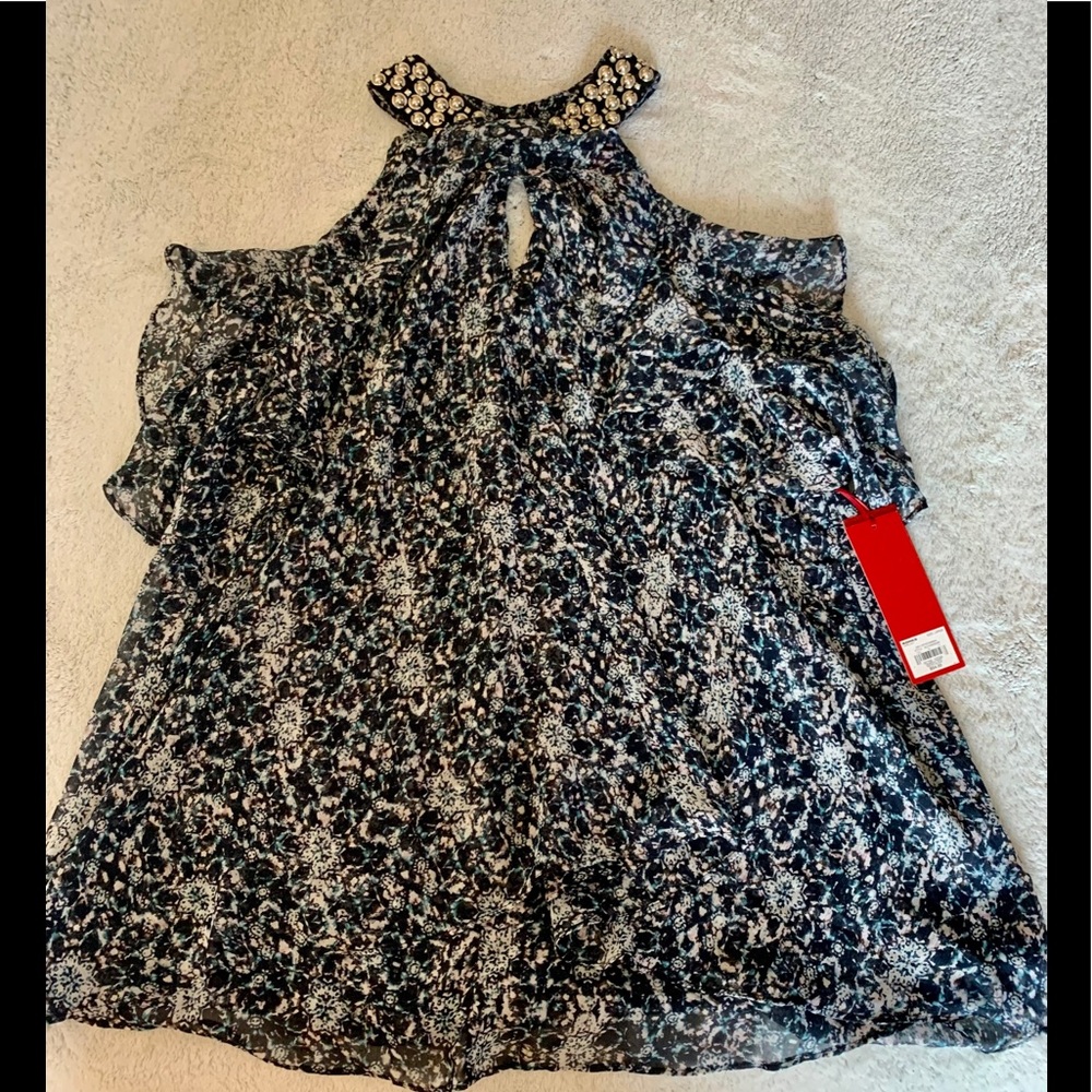 Jennifer Lopez halter Blouse NWT size Large